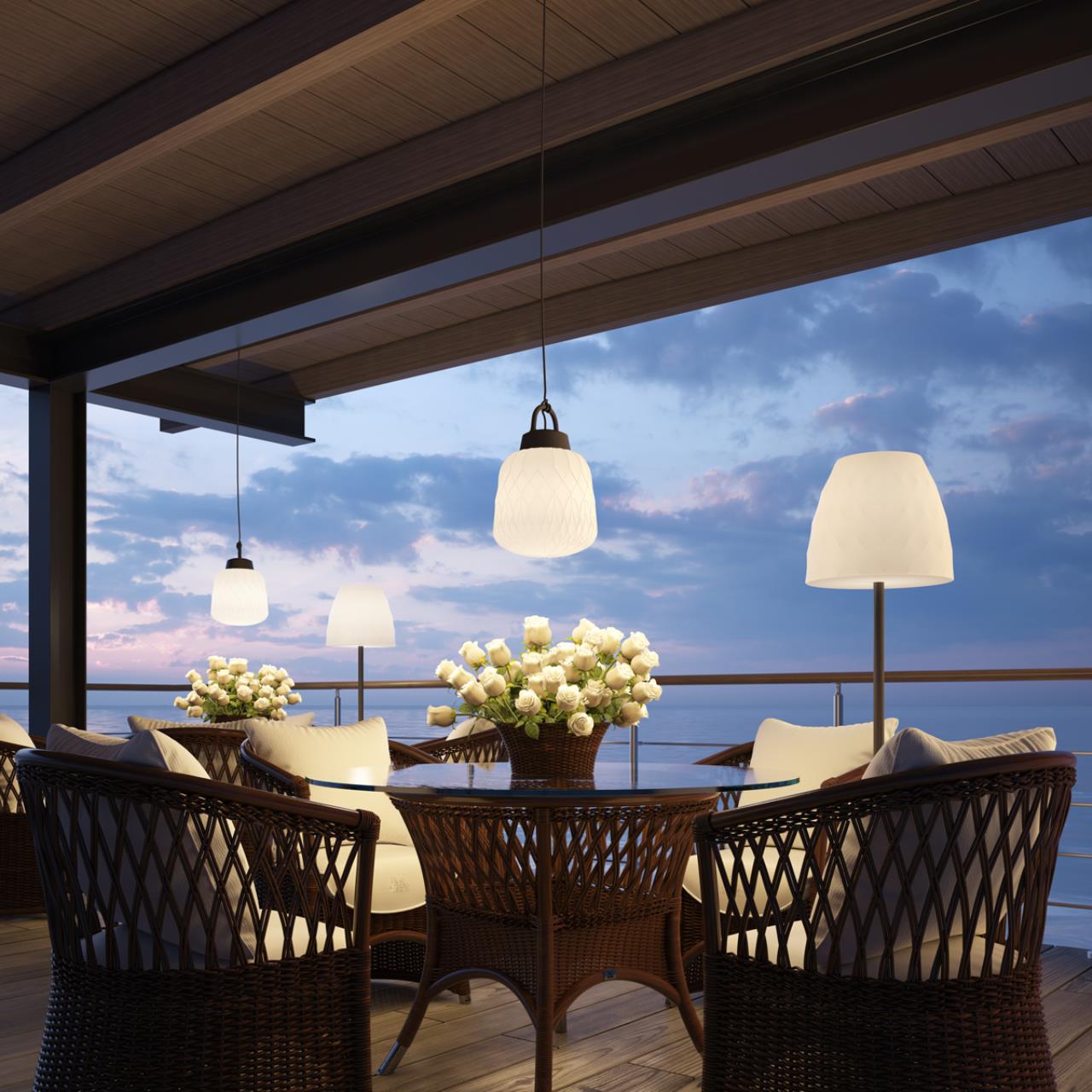 Дополнительная картинка Ландшафтный торшер Novotech Street Conte 370602