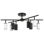 люстры lr728364374 люстра rullo 8х50w gu10 черный - белый  571728 - 214437-4 - 214436-4, доставка по Казахстану 