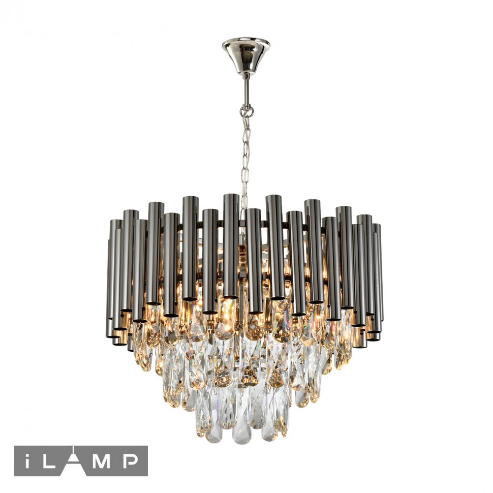 Картинка Подвесная люстра iLamp Savage P9510-4 Nickel