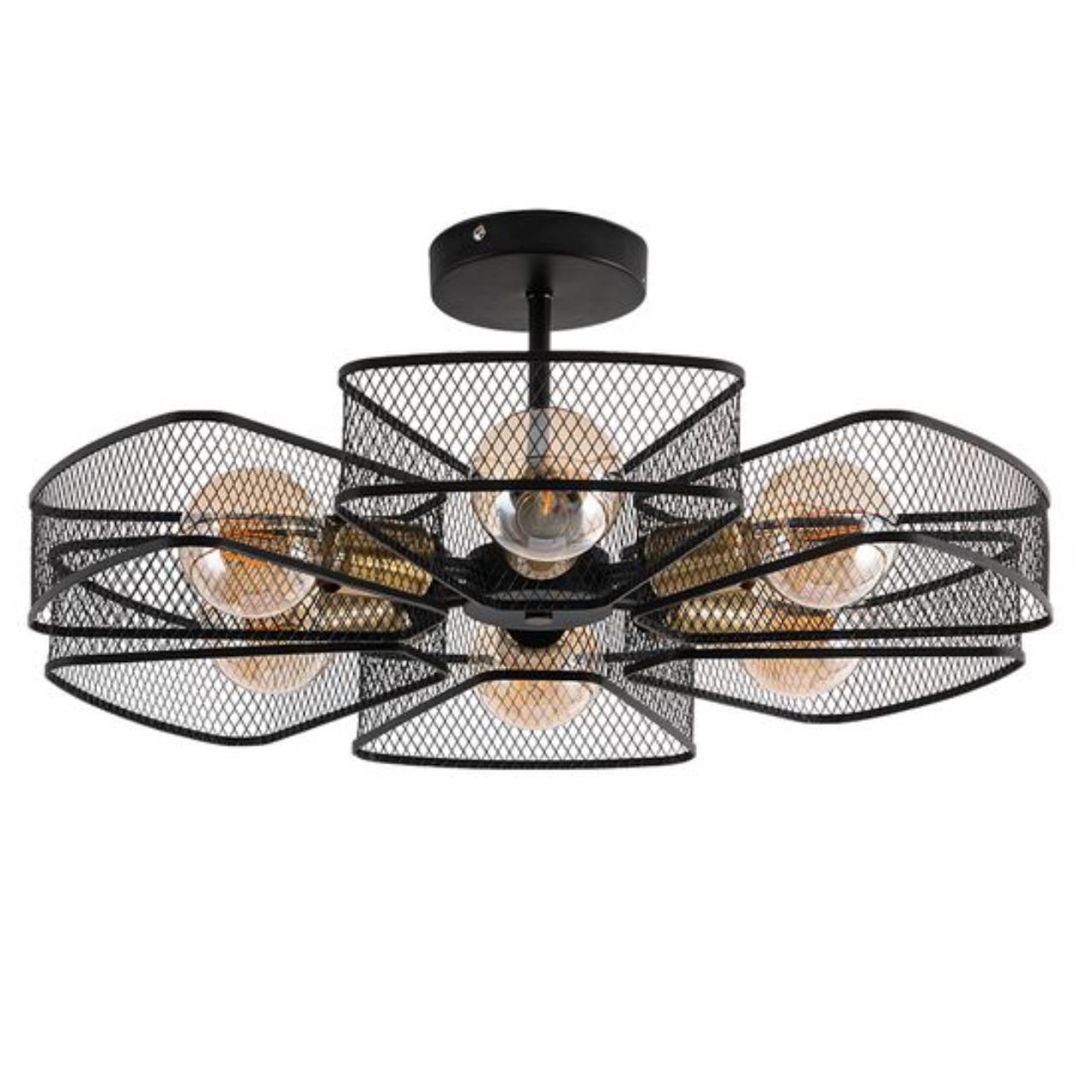 потолочный светильник arte lamp maasym a7044pl-6bk, доставка по Казахстану потолочный светильник arte lamp maasym a7044pl-6bk, доставка по Казахстану