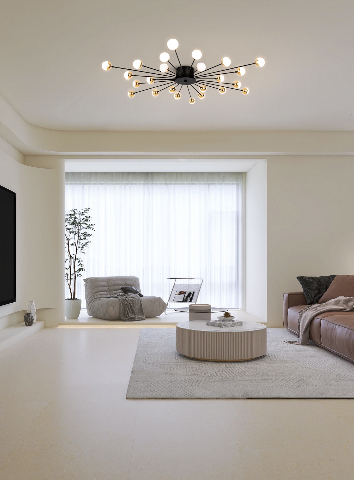 Дополнительная картинка Потолочная люстра Freya FR5242CL-24B