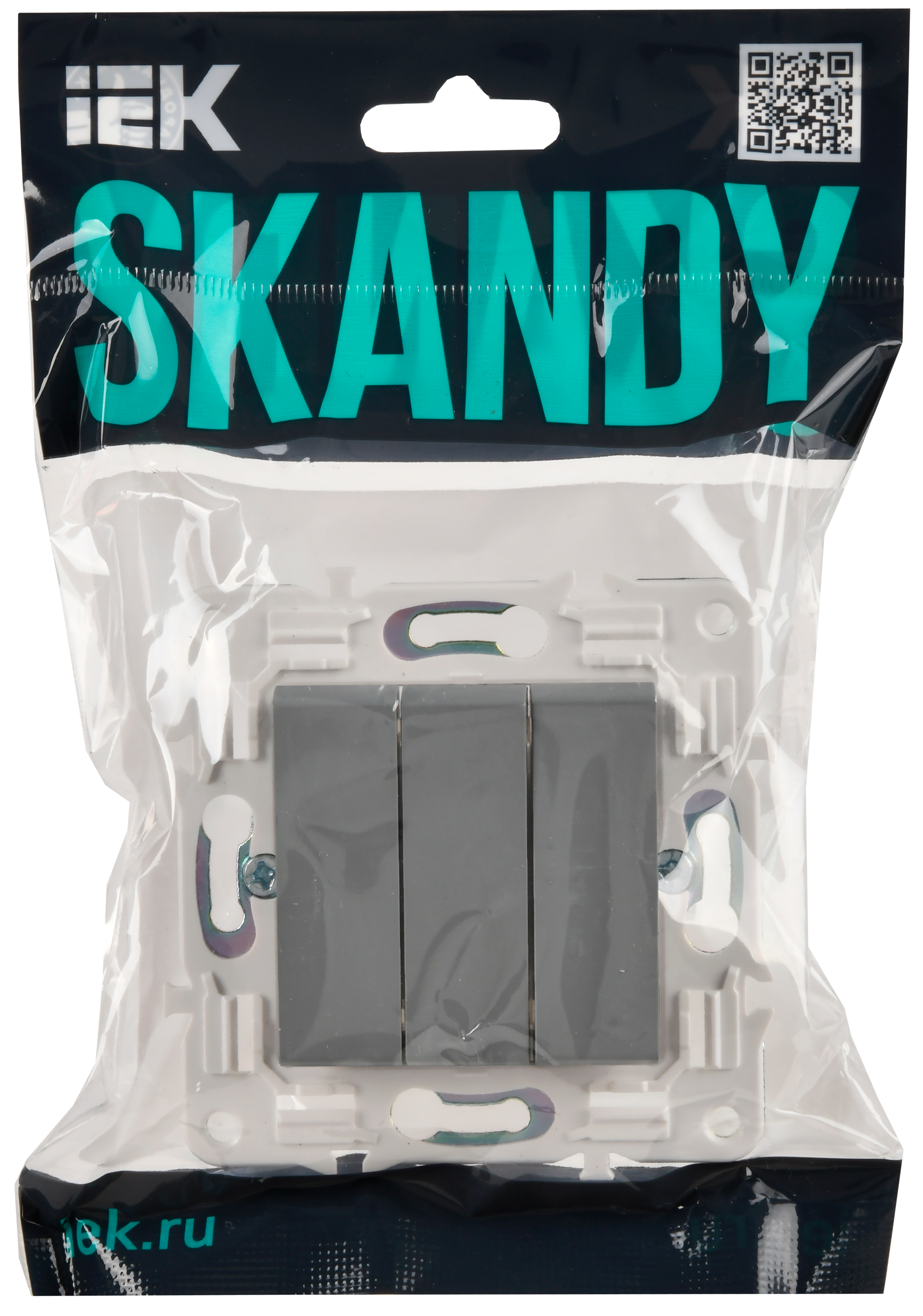 SKANDY Выключ. 3-кл. 10А SK-V11Gr сер. IEK — фото 5