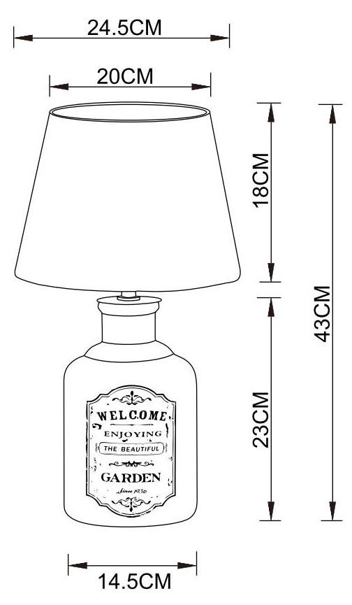 Дополнительная картинка Настольная лампа Arte Lamp Isola A4272LT-1GY