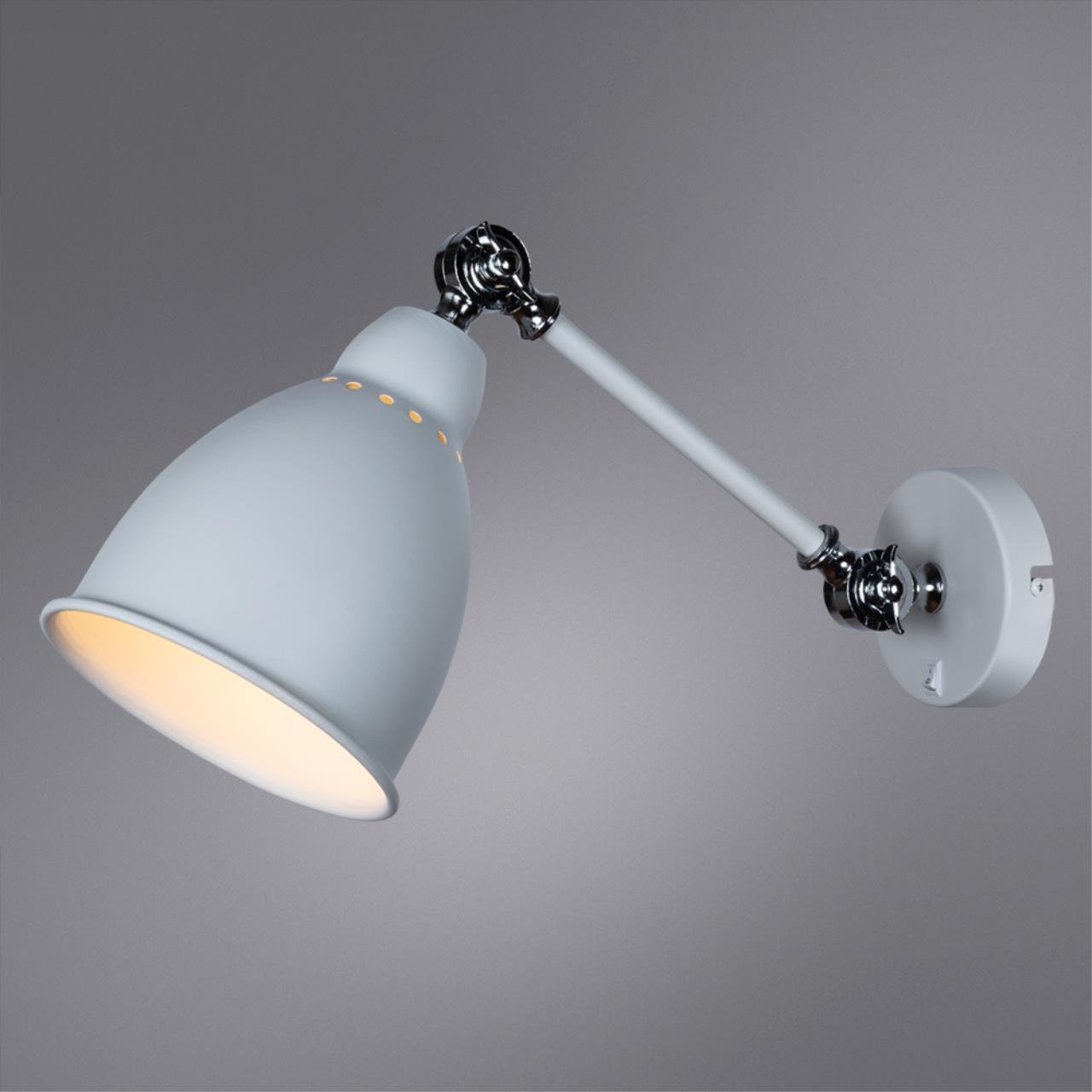 Дополнительная картинка Спот Arte Lamp Braccio A2054AP-1WH