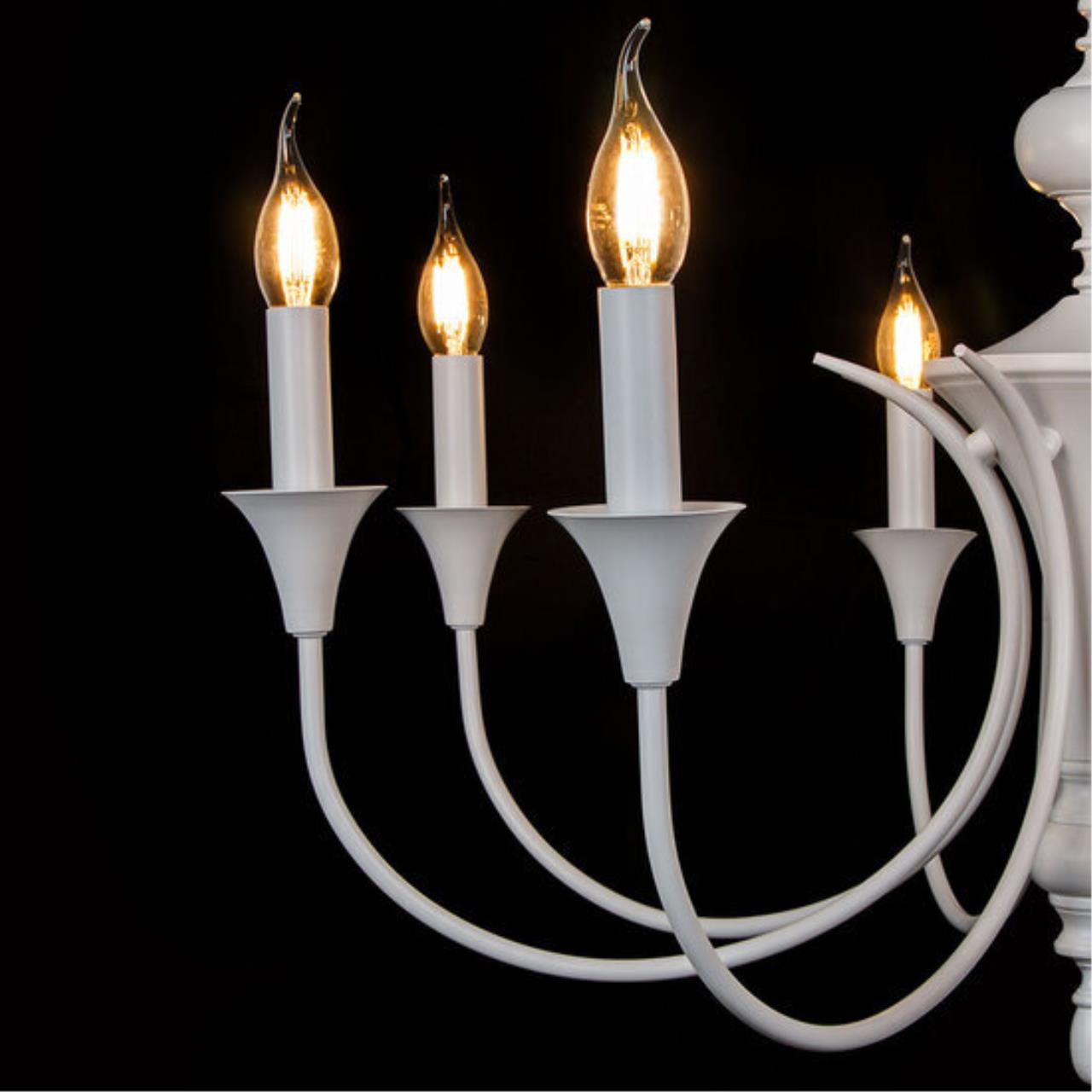Дополнительная картинка Подвесная люстра Arte Lamp COLLINETTA A4094LM-8WH