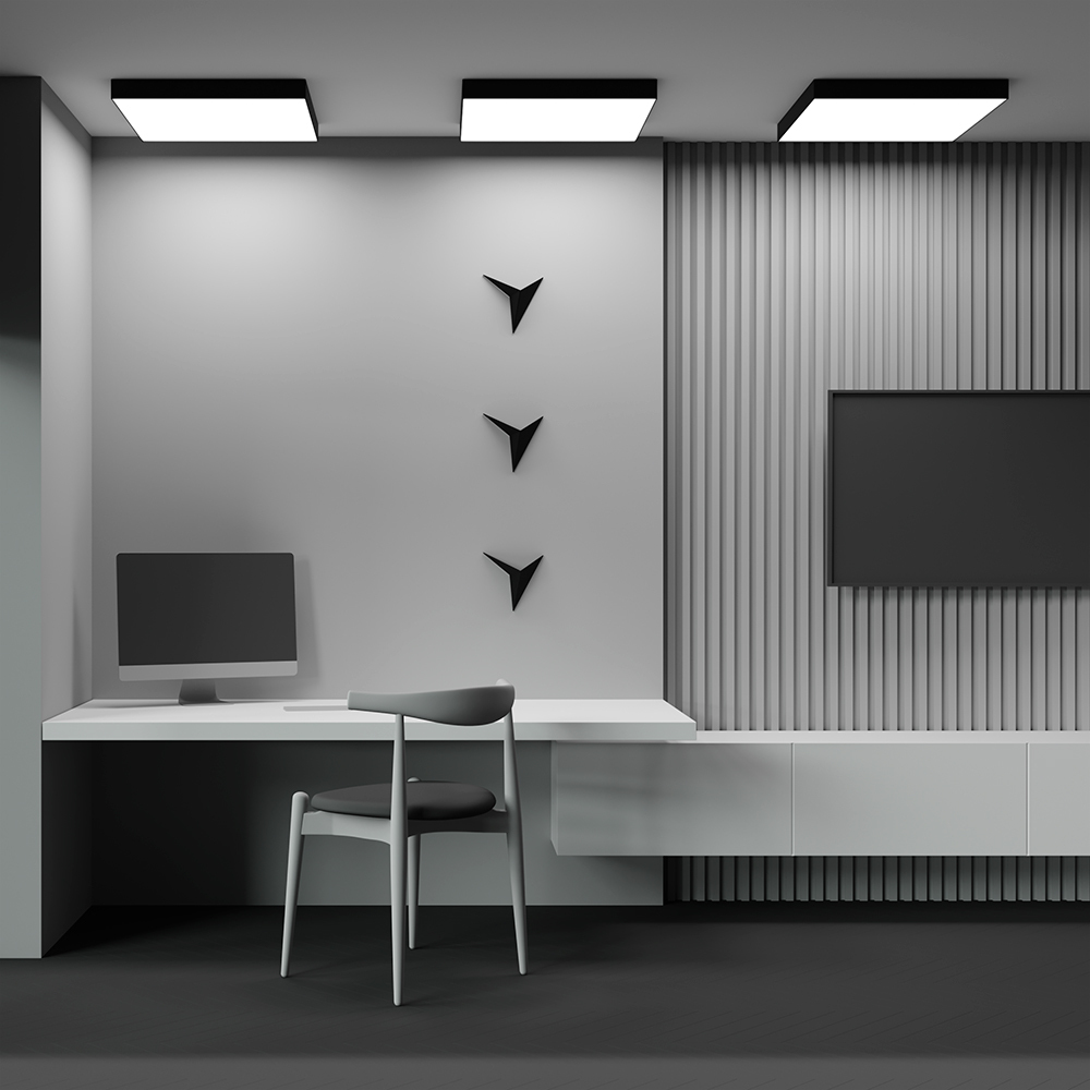 Картинка Потолочный светильник Technical C032CL-90W4K-SQ-B