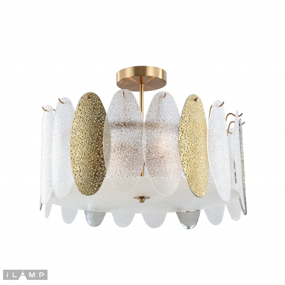 люстры светильник потолочный ilamp dolce 15552-6 anb+mult, доставка по Казахстану люстры светильник потолочный ilamp dolce 15552-6 anb+mult, доставка по Казахстану