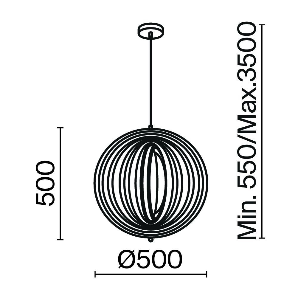 Дополнительная картинка Подвесной светильник Maytoni MOD197PL-01W1