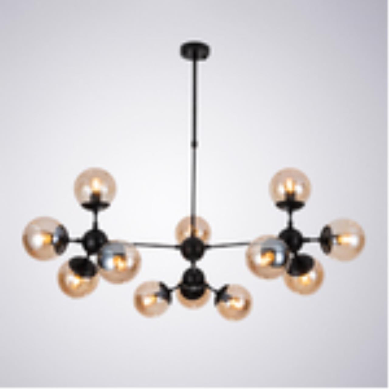 Дополнительная картинка Подвесная люстра Arte Lamp BOLLA A1664SP-12BK