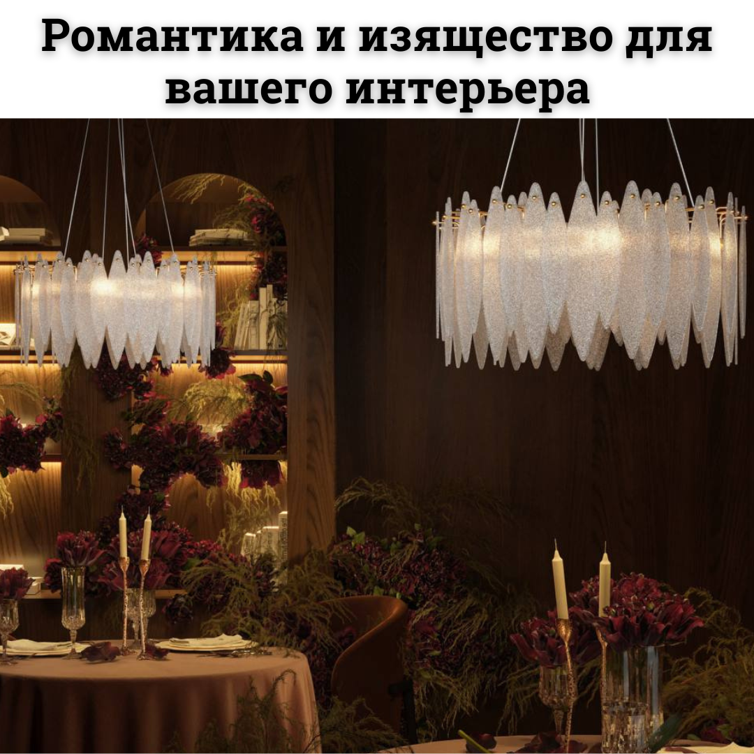 Светильники Lucrecia — романтика света и изящный стиль