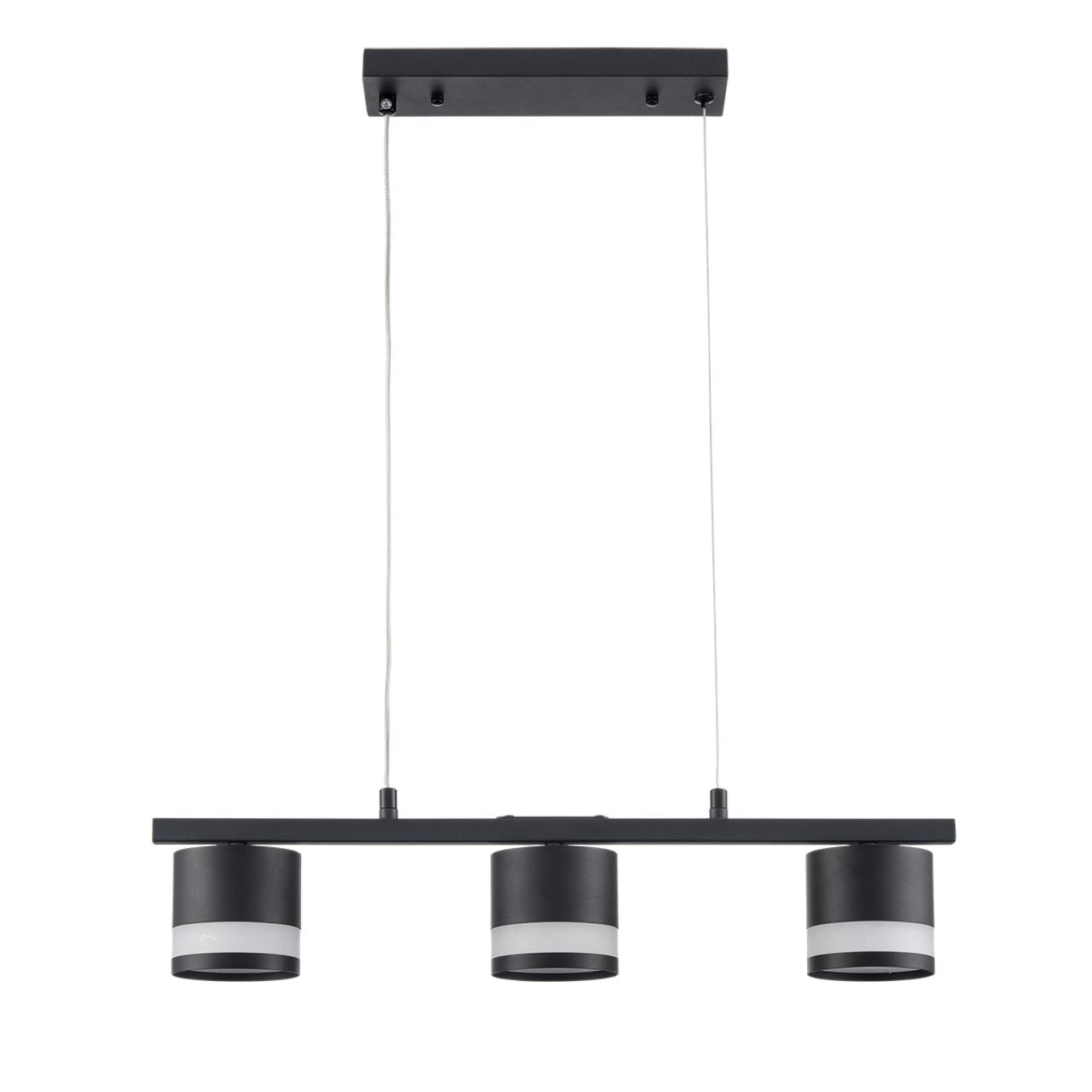 8240/3 comfi ln25 черный, металл/акрил светильник подвесной led gx53 3*7w 220v lanika, доставка по Казахстану 