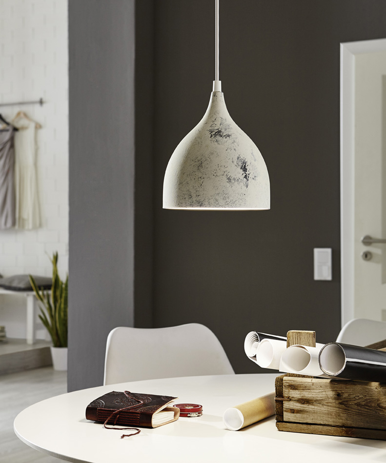 Картинка подвесной светильник HL/1 E27  1*60   weiss gekalkt