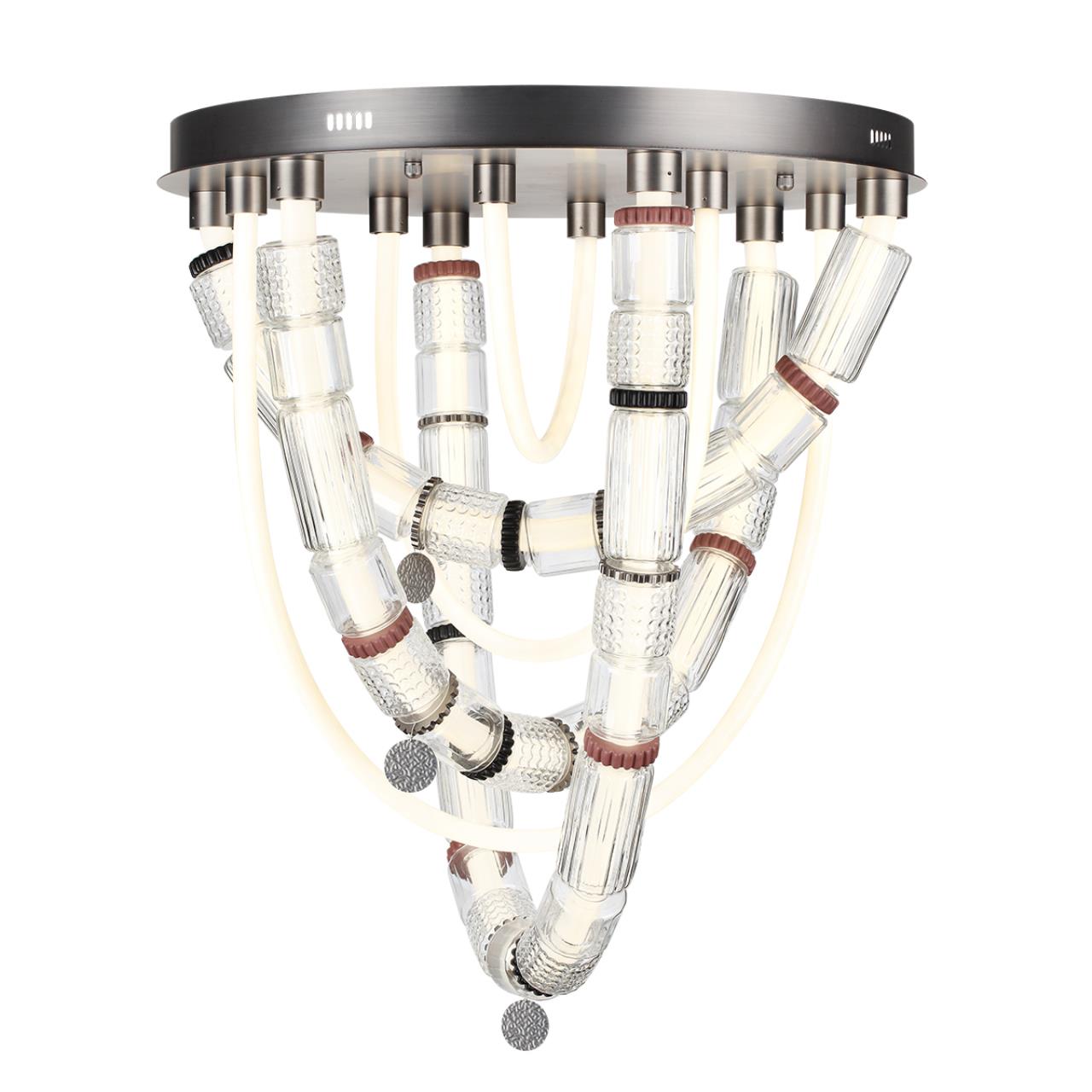 люстры 5456/80cl odeon light  люстра потолочная collier, доставка по Казахстану 