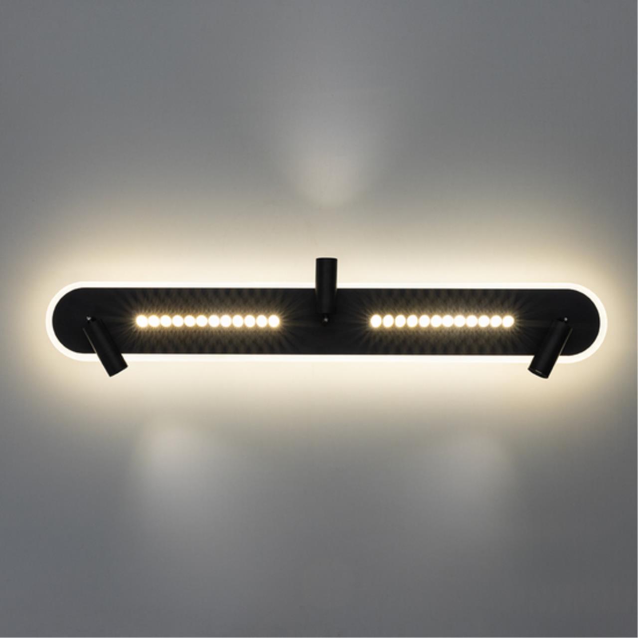 Картинка Настенно-потолочный светильник Arte Lamp PISCES A2220PL-3BK