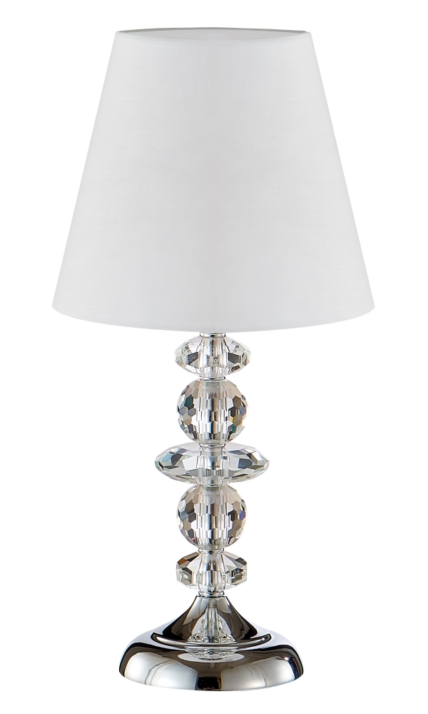 Картинка Настольная лампа Crystal Lux ARMANDO LG1 CHROME Crystal Lux 0180/501