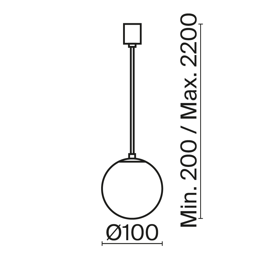 Дополнительная картинка Подвесной светильник Technical P039PL-5W3K-10-B