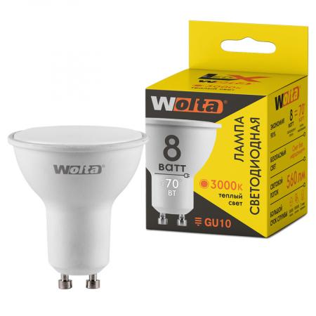 Картинка Лампа LED WOLTA  30YPAR16-230-8GU10