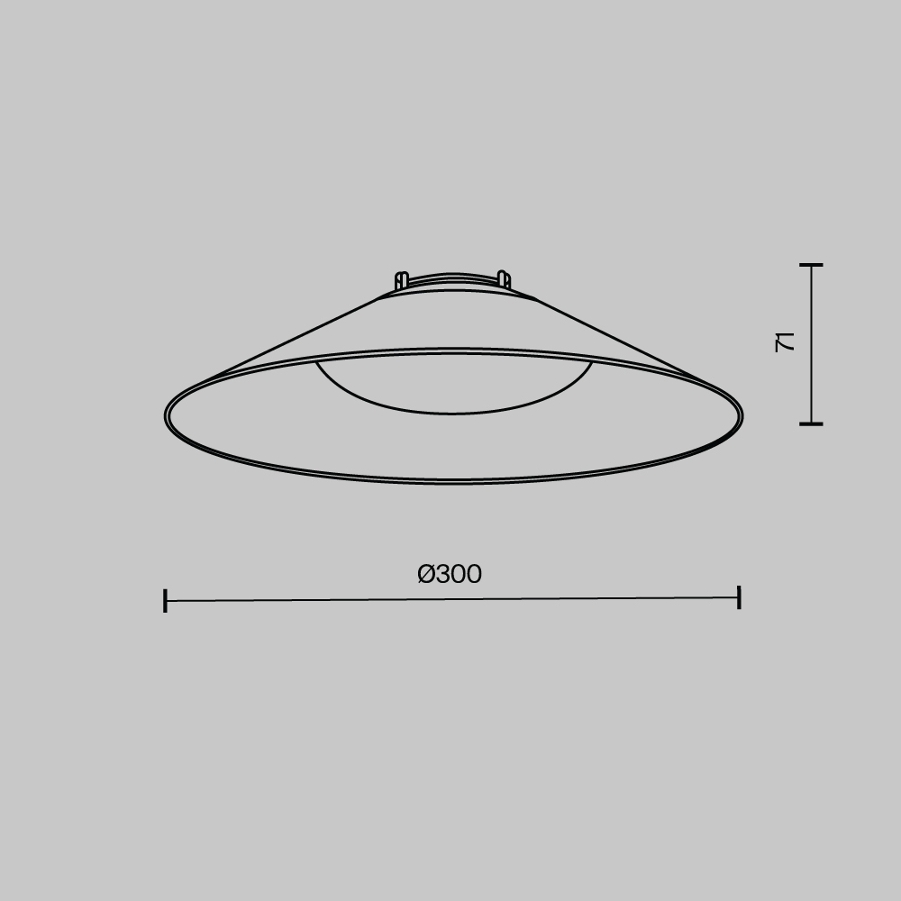 Дополнительная картинка Подвесной светильник Technical TR127B-12W4K-B
