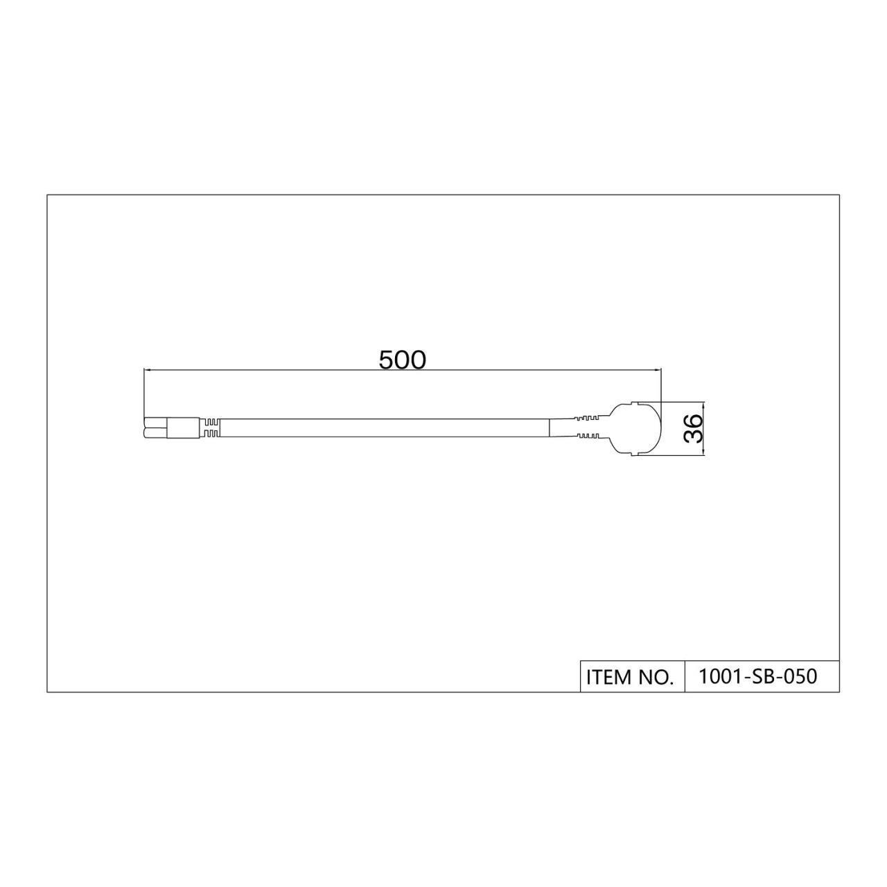 Дополнительная картинка Проводной коннектор Unika 1001-SB-050