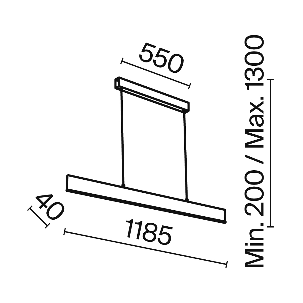 Дополнительная картинка Подвесной светодиодный светильник Maytoni Step P010PL-L30W