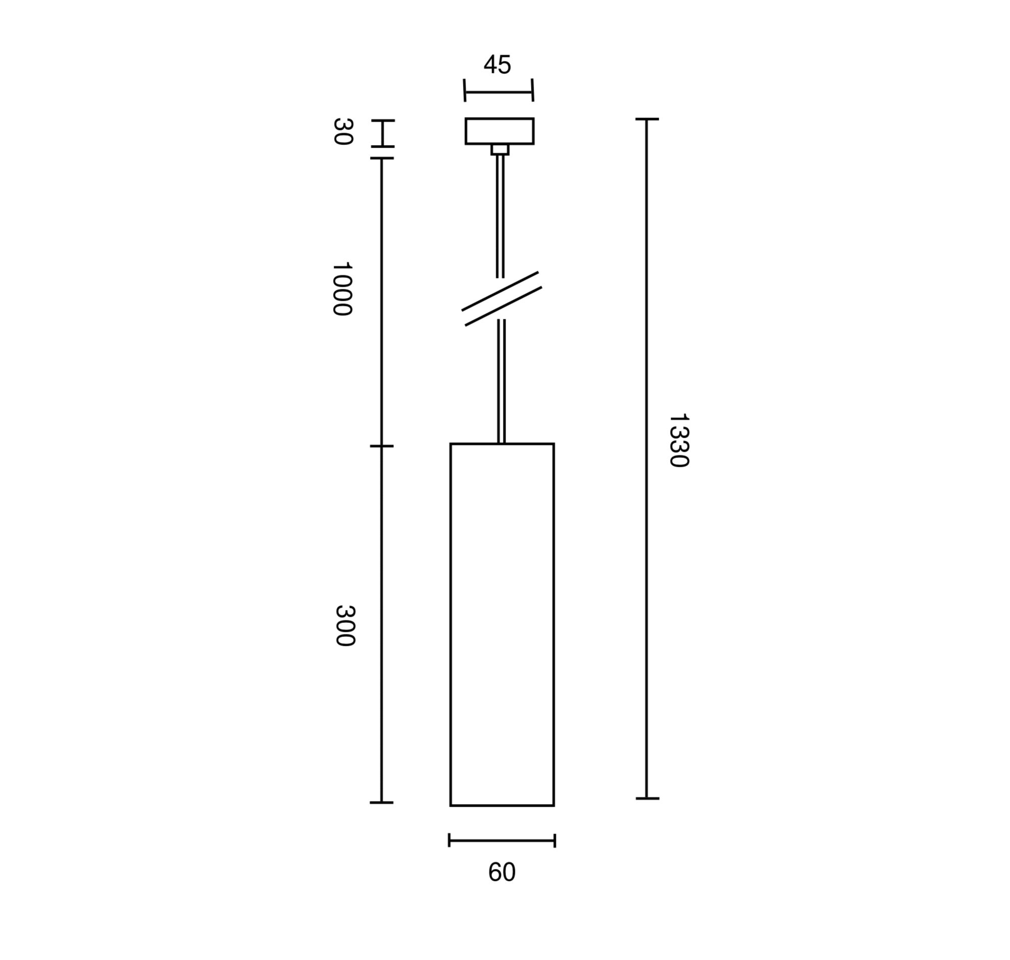 Дополнительная картинка Подвесной светильник Technical P075PL-01W