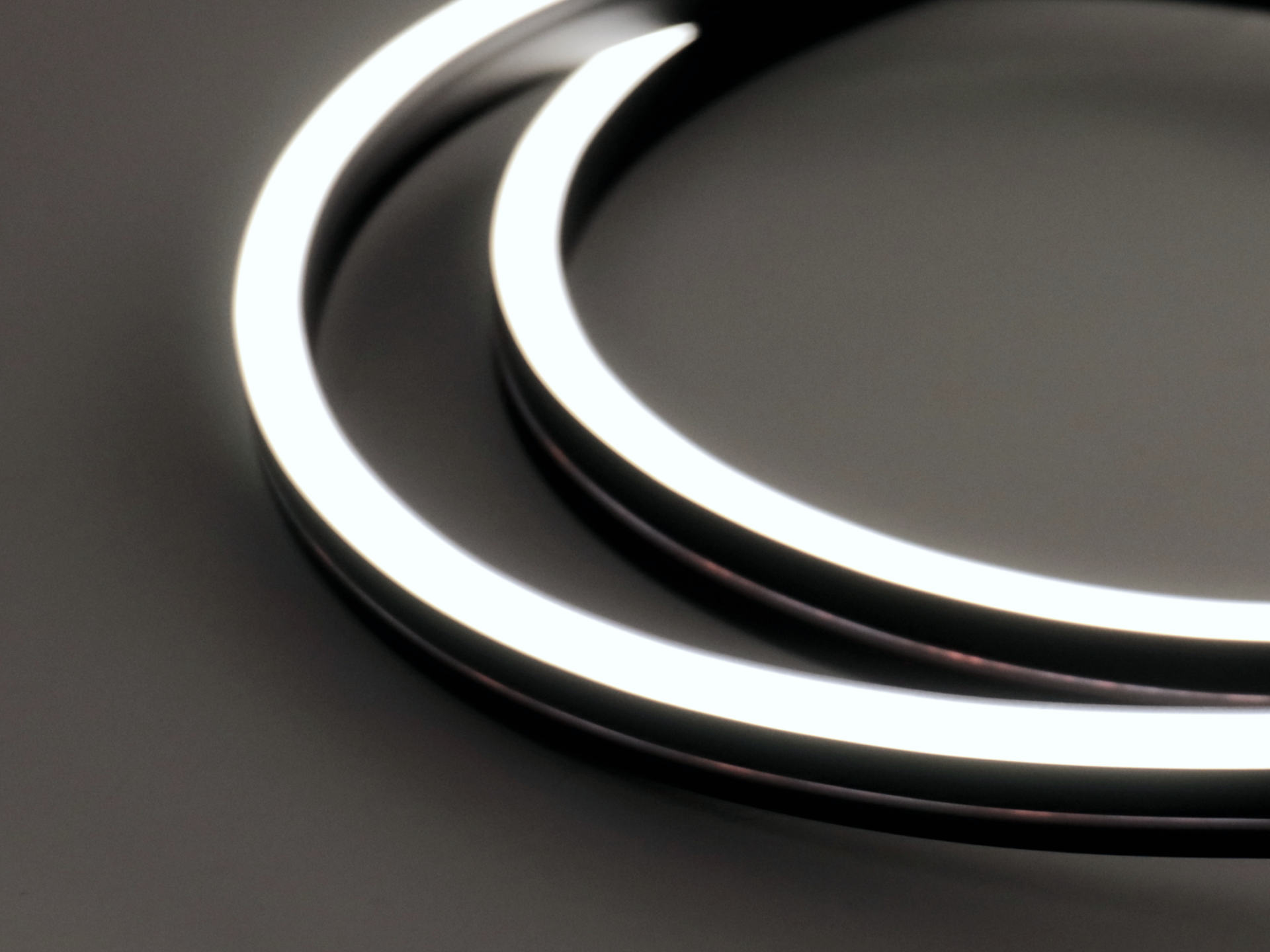 Неоновая лента постоянного тока, черная SMD2835, 120led/m, 15Вт,м, 24В, 3000K (20м) купить в Алматы svet.kz