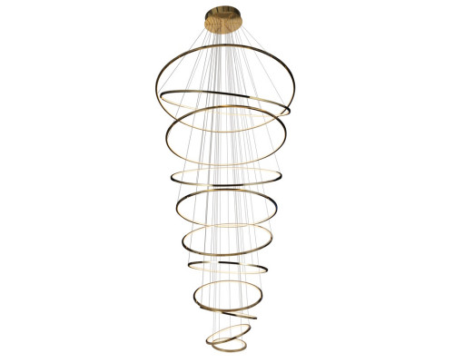 люстры newport 15000 15211/s champagne  gold , подвесной светильник, champagne gold d130*h350 cm led 247w 3100k 29640lm, доставка по Казахстану 