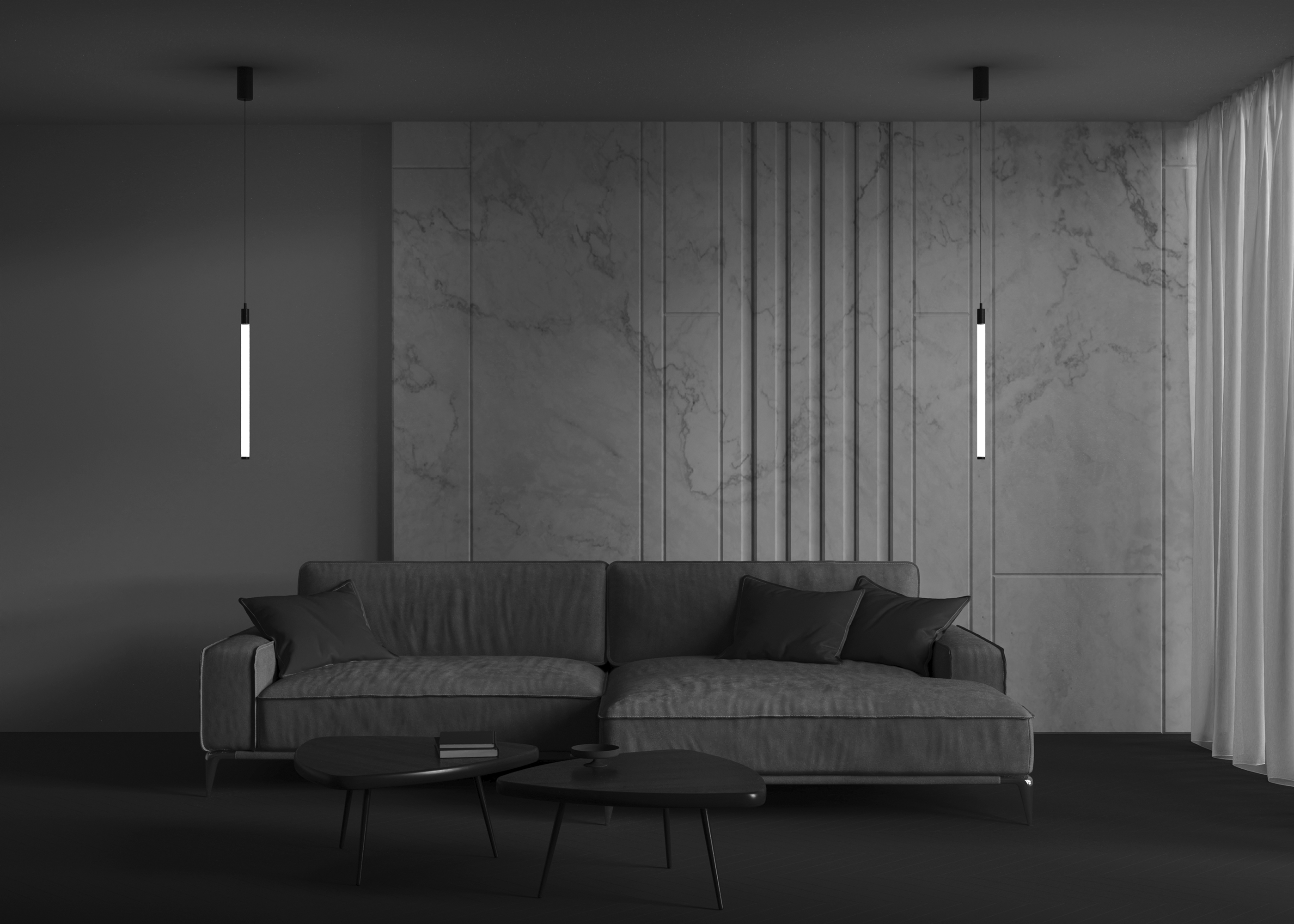 Дополнительная картинка Подвесной светильник Technical P022PL-L10B