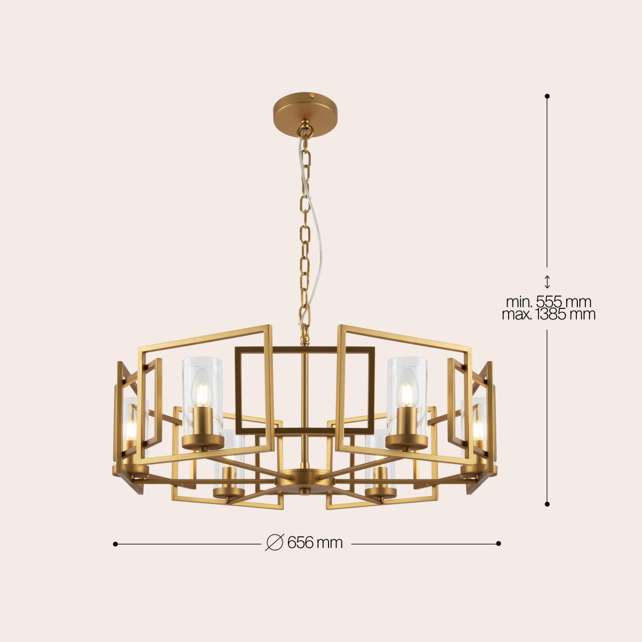 Дополнительная картинка Подвесная люстра Maytoni Bowi H009PL-06G