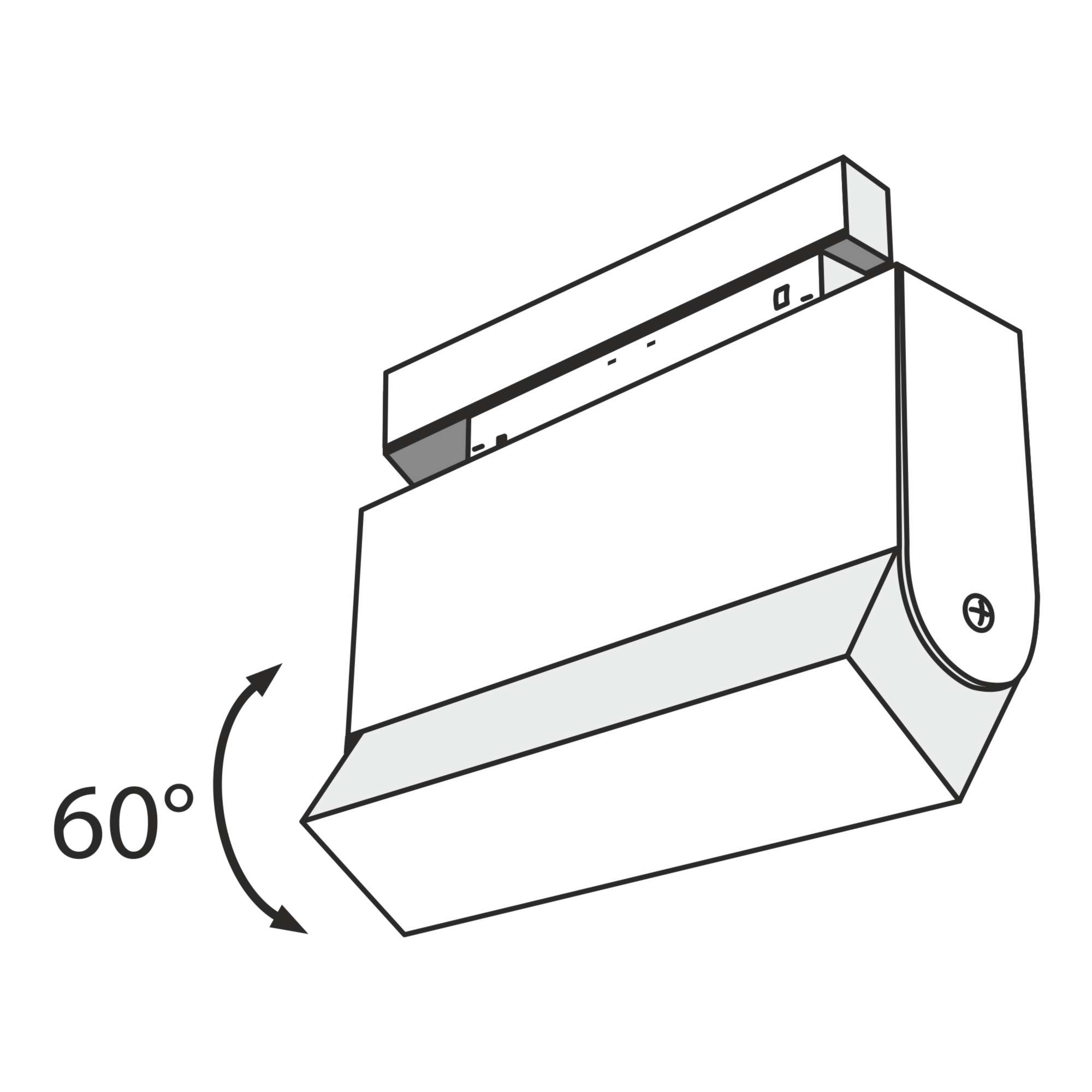 Дополнительная картинка Трековый светильник Technical TR013-2-10W3K-B
