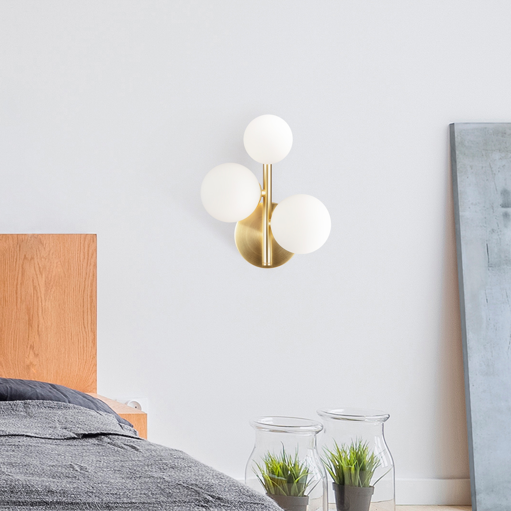 Дополнительная картинка Настенный светильник (бра) Maytoni MOD545WL-03BS