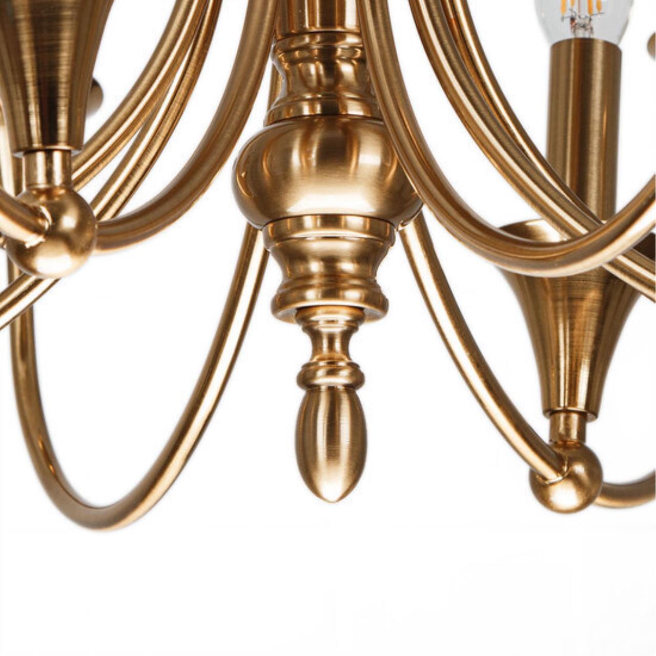 Дополнительная картинка Подвесная люстра Arte Lamp COLLINETTA A4094LM-12PB