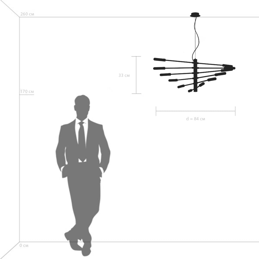 Картинка Подвесная люстра Lightstar Ragno 733127