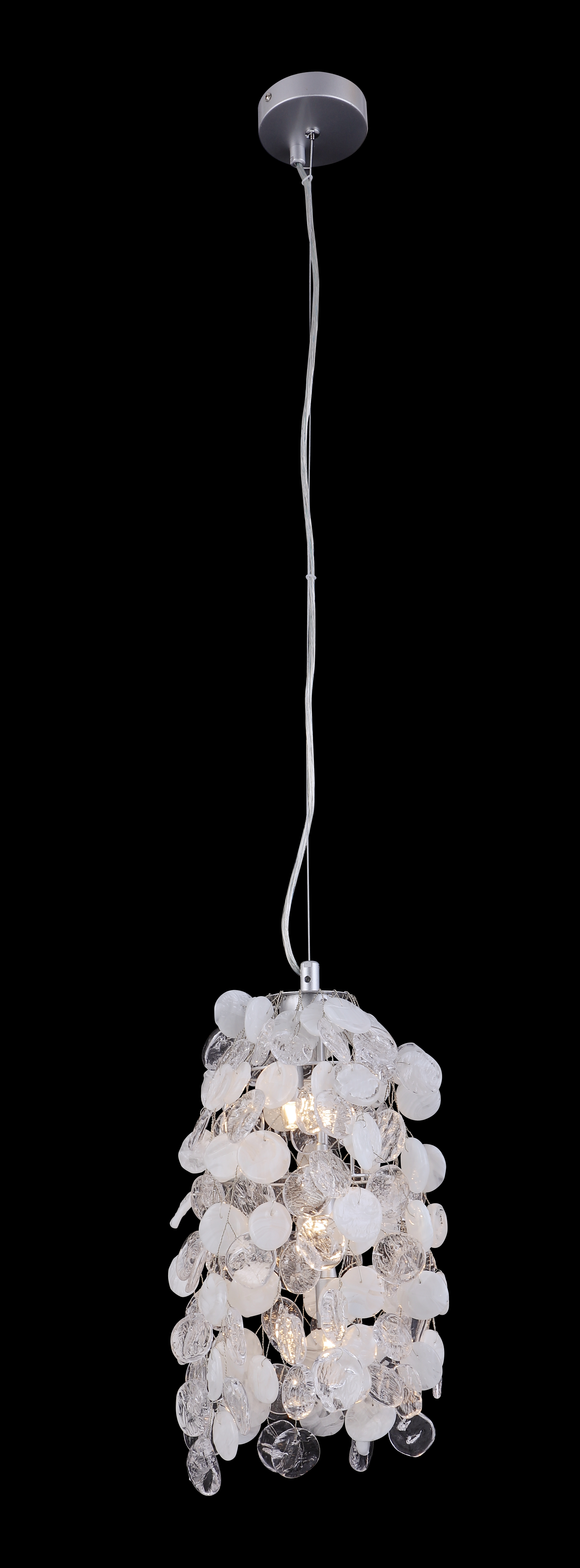 Дополнительная картинка Светильник подвесной Crystal Lux TENERIFE SP3 SILVER Crystal Lux 3181/103