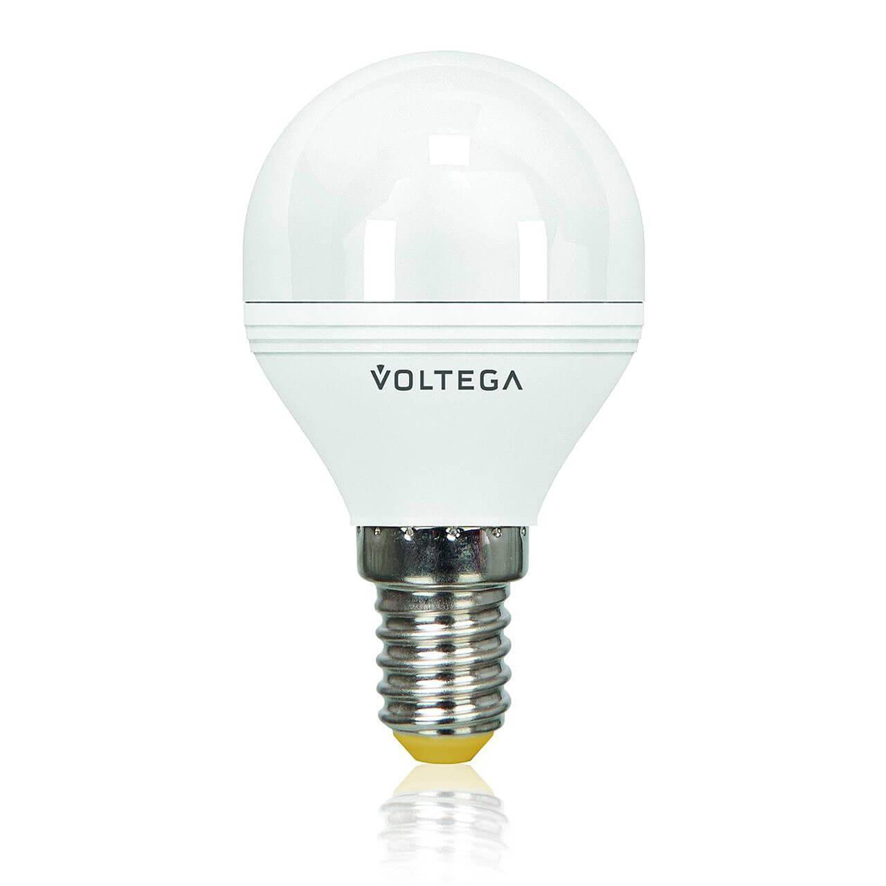 Картинка Лампа светодиодная диммируемая Voltega E14 6W 2800К матовая VG2-G2E14warm6W-D 5493
