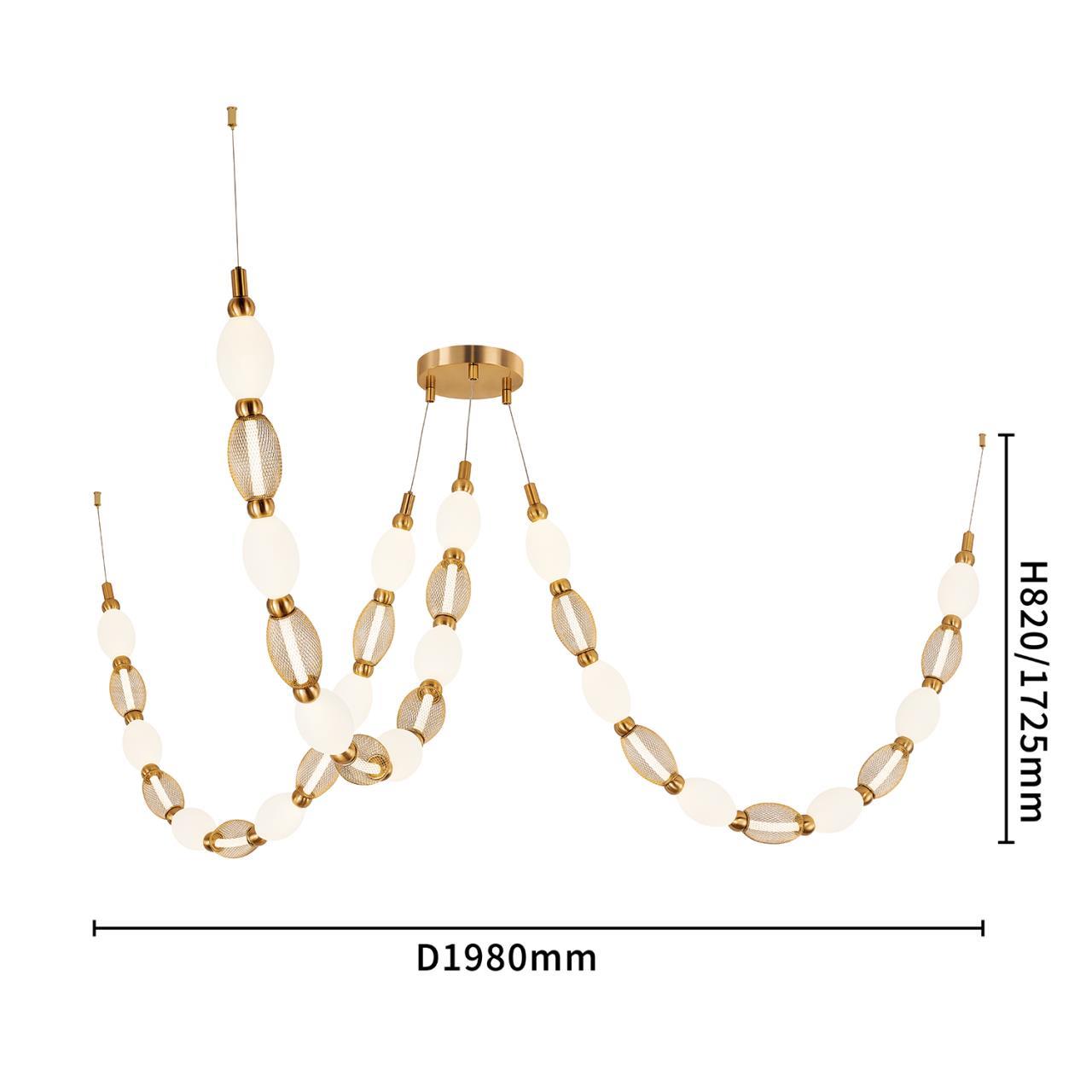 Дополнительная картинка Подвесной светильник Perler 4559-3PC