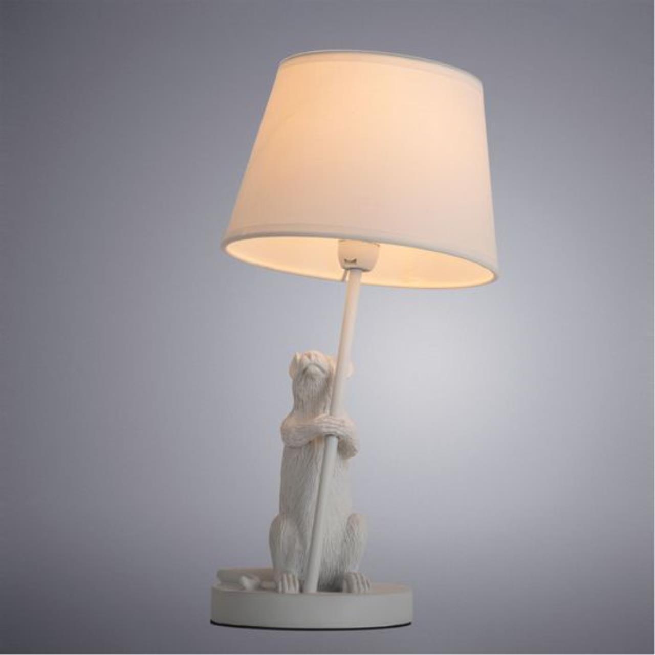 Дополнительная картинка Настольная лампа Arte Lamp Gustav A4420LT-1WH