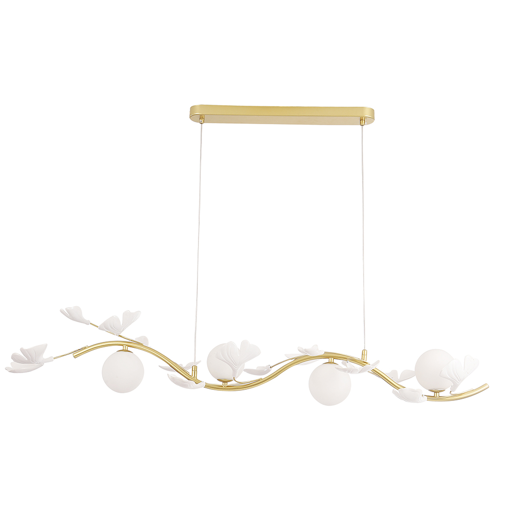 светильник подвесной crystal lux colibri sp4 gold crystal lux 0141/204, доставка по Казахстану 