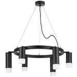 lr0163738731 подвесной светильник rullo 6х50w gu10 черный (571016+214437-3+214487-3+202431-6), доставка по Казахстану 