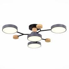 Потолочные SLE6006-702-04 Светильник потолочный Серый/Серый LED 4*12W 3000K/4500K/6000K, доставка по Казахстану 