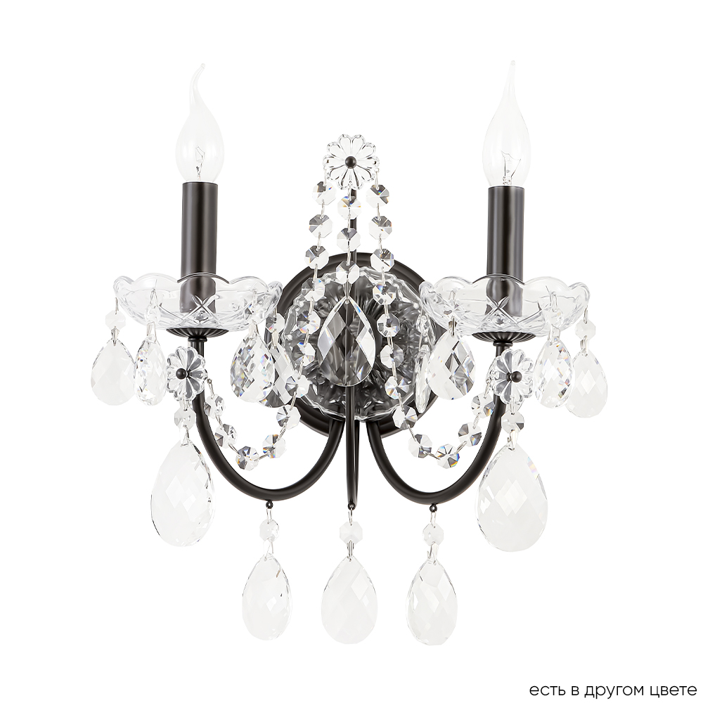 Бра Crystal Lux ODELIS AP2 BROWN Crystal Lux 2570/402