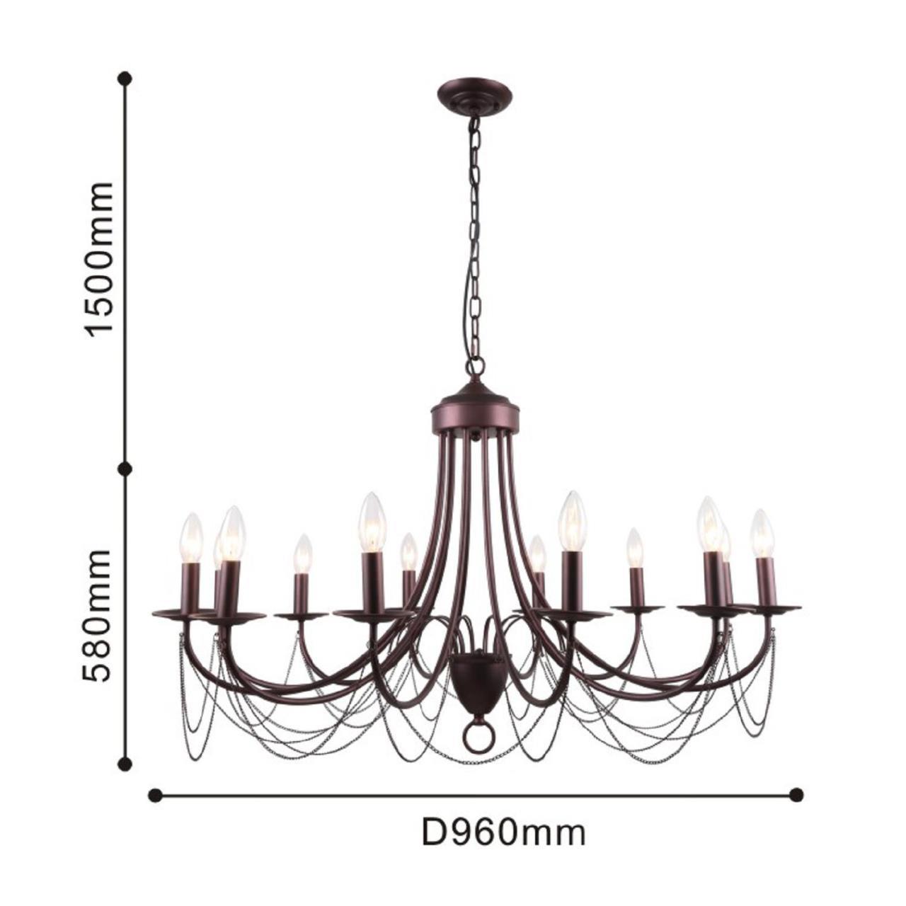 Дополнительная картинка Подвесная люстра F-Promo Plini 2590-12P