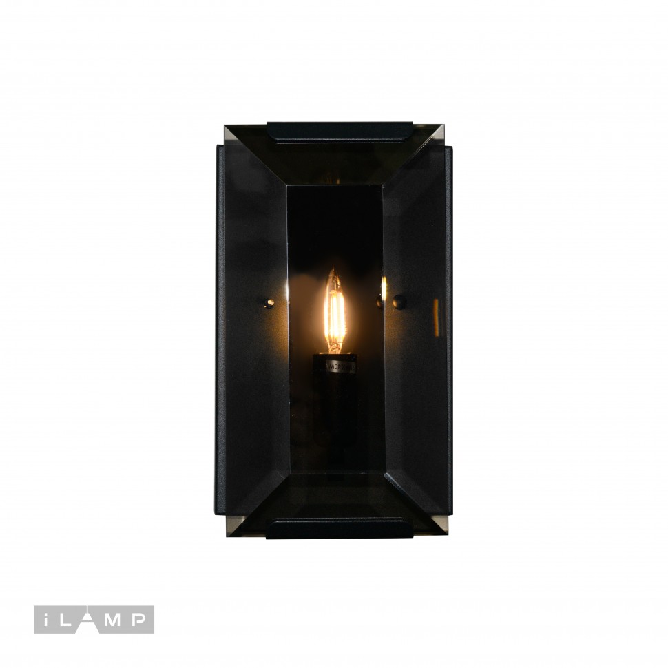 Картинка Настенный светильник iLamp Panorama 10090/1W Черный