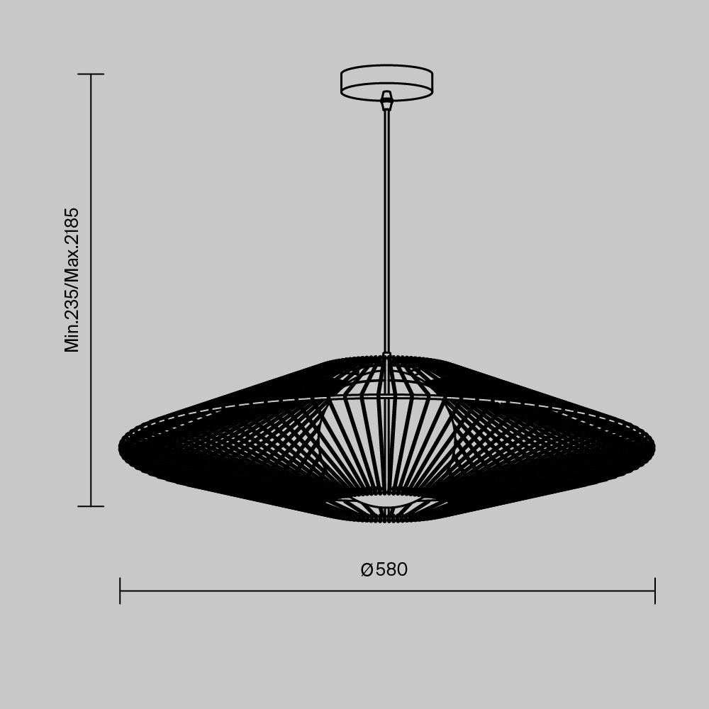 Дополнительная картинка Подвесной светильник Freya FR5405PL-01B1