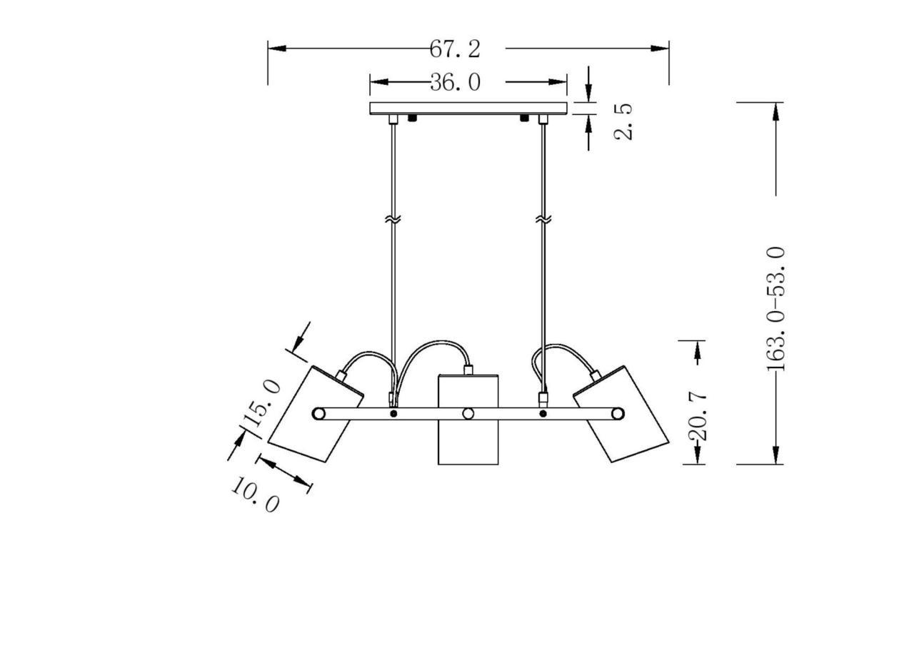 Дополнительная картинка Подвесной светильник Freya FR4005PL-03WB