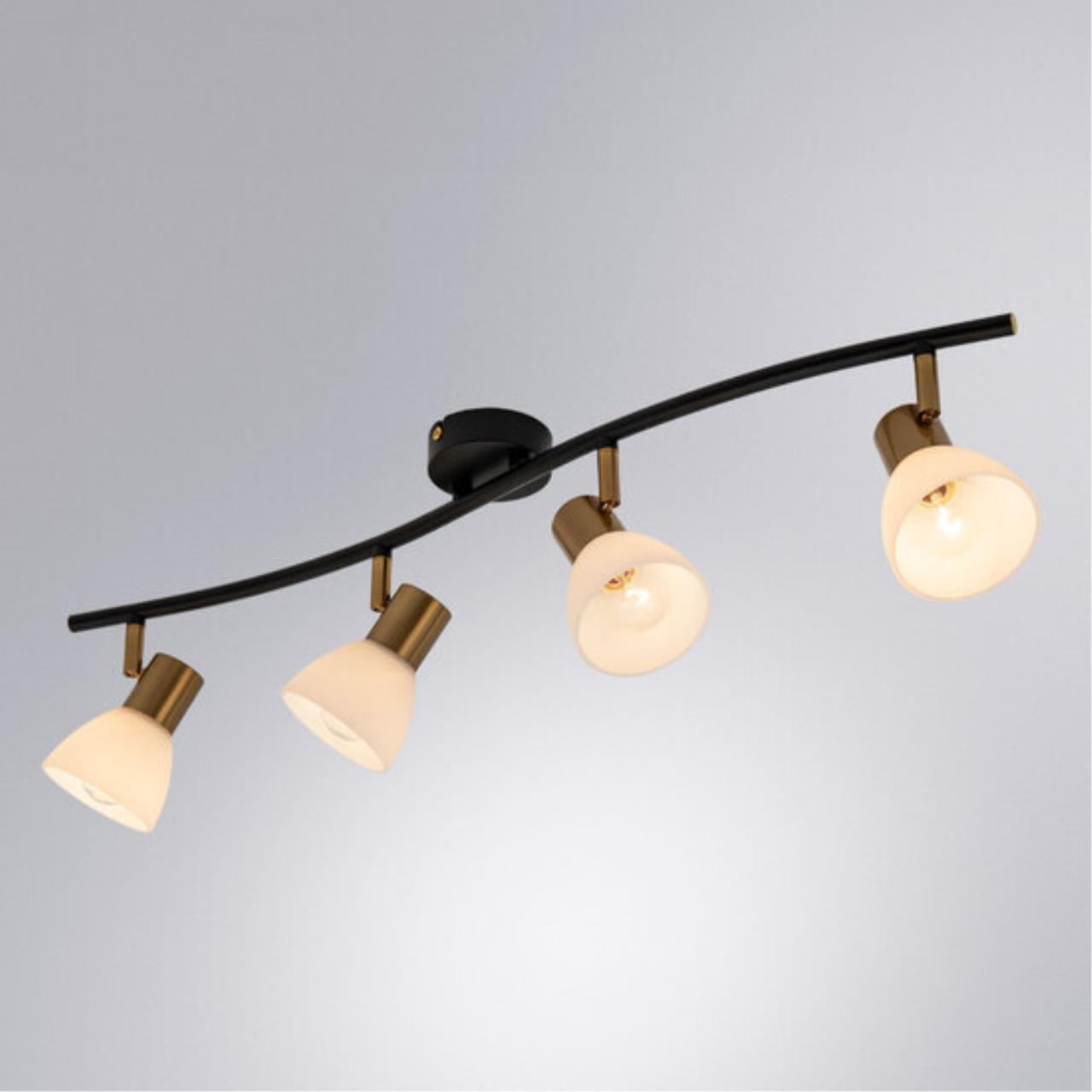 Дополнительная картинка Спот Arte Lamp Falena A3117PL-4BK