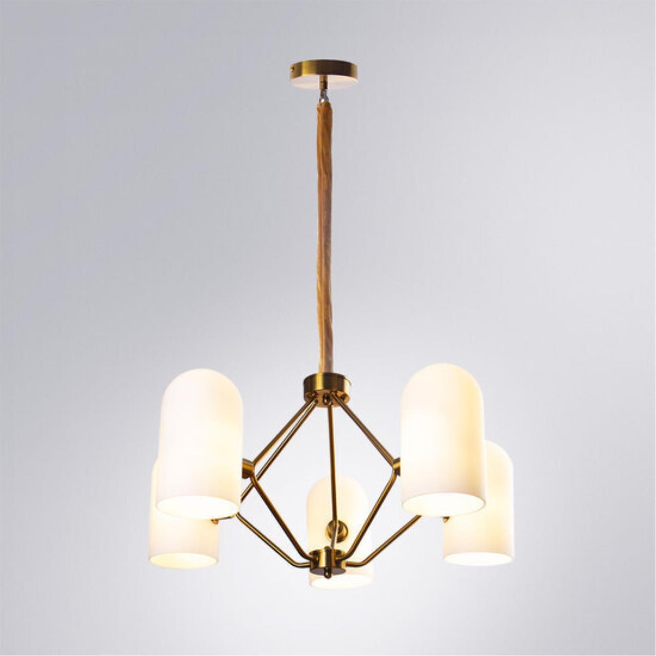 Картинка Подвесная люстра Arte Lamp CASSEL A5454LM-5PB