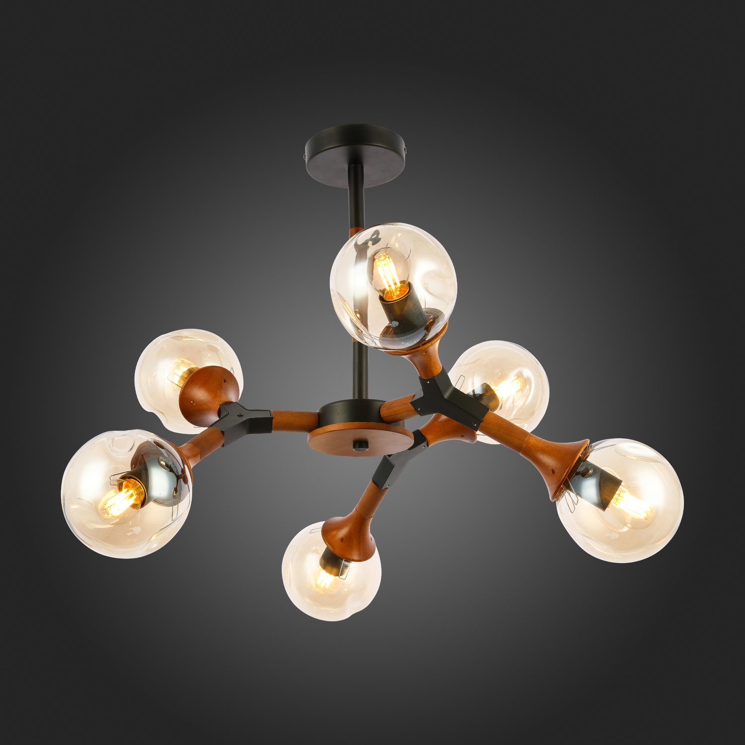 Дополнительная картинка Потолочная люстра Evoluce Raquel SLE109402-06