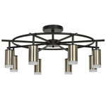 люстры lr7183180 люстра rullo 8х50w gu10 черный - бронза  571718 - 214431-8 - 202430-8, доставка по Казахстану 