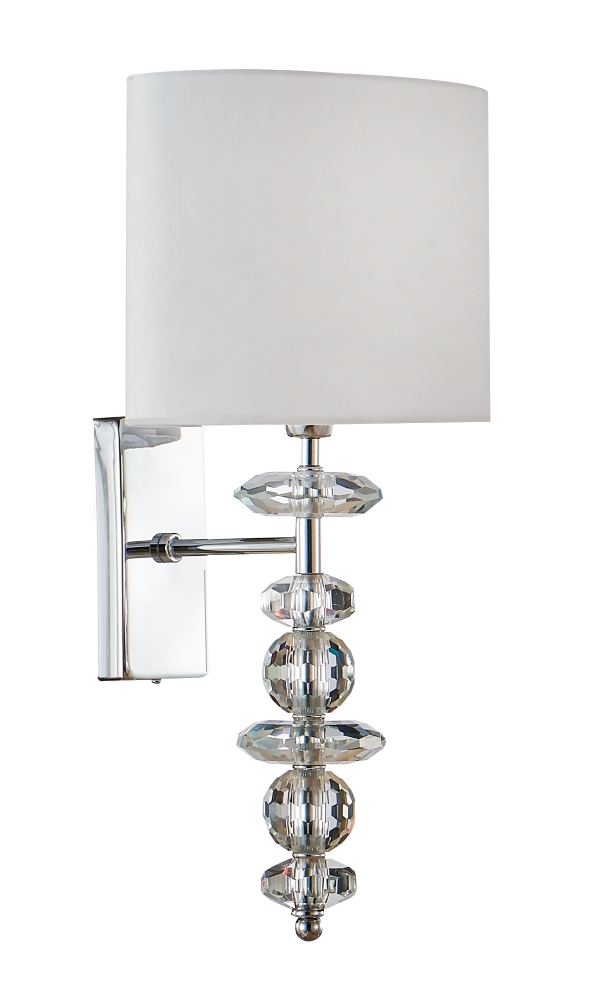 Картинка Бра Crystal Lux ARMANDO AP1.2 CHROME Crystal Lux 0180/401.2